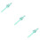 3Pièces Silicone Enfants Vert Durable Cartoon Agréable 9
