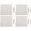 Ceiling Cover Electric Panel Plug Covers Bottom Box Socket Steel 4 Pcs 7