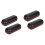 4Pcs Black Watch Box for Men with Soft Lining Secure Storage Case 8