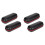 4Pcs Black Watch Box for Men with Soft Lining Secure Storage Case 6