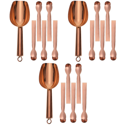 3Ensembles Pinces Rose Gold Acier Résistant 2