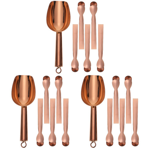 3Ensembles Pinces Rose Gold Acier Résistant 1