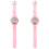 2Pièces Cartoon Rose Étanche Multifonction LED 2