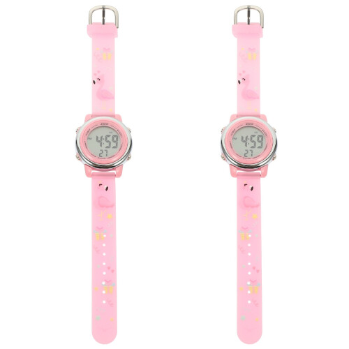 2Pièces Cartoon Rose Étanche Multifonction LED 1
