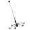 5pcs Model Chandelier High Simulation Moss Metal 3