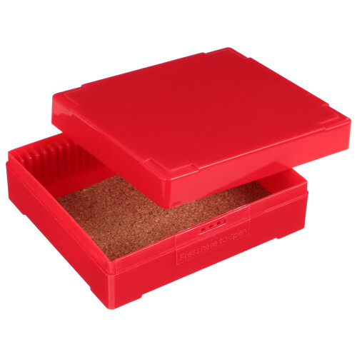 5Pièces Boîte De Rangement Durable Pour Lames Microscope Rouge