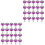 40Pièces Vis Violet Aluminium Accessoires Fixation Rapide 9