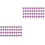 40Pièces Vis Violet Aluminium Accessoires Fixation Rapide 3