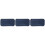 3Pcs Knitting Needles Organizer Dark Blue Durable Crochet Storage Case 3