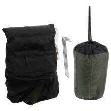 2Pcs Outdoor Green Net Tent with Zipper Door for Insect-Free Camping