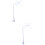 2Pièces Bras Mobile Lit Bébé ABS Pour Jeux Musicaux 7