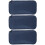 3Pcs Knitting Needles Organizer Dark Blue Durable Crochet Storage Case 6