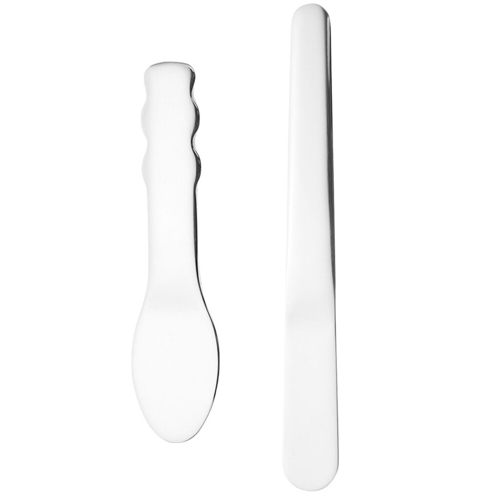 Happyyami Cream 5 Spatula Eye Applicator Cosmetics Spoon Metal Mini