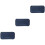 3Pcs Knitting Needles Organizer Dark Blue Durable Crochet Storage Case 4