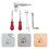 25St Compacte Mini Dollhouse Set Voor Creatief Rollenspel 11