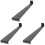 3Pcs Black Steel Pull Bar Flooring Installation Kit for Laminate Vinyl 2