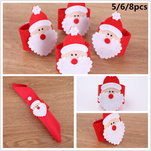 2 Pack Napkin Set Ring Mother Holder For Table Decorative Buckle 2