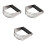 3pcs Mixer Blender Butter Stainless Steel 3
