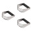 3pcs Mixer Blender Butter Stainless Steel 6