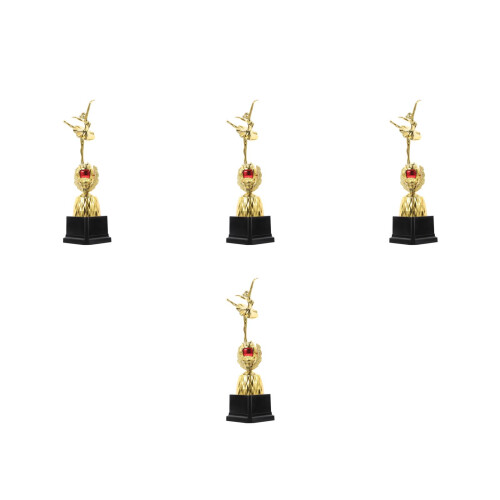 4Pcs Ballet Trophy for Kids Award Durable Decor Set 1