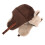 Bonnet Chaud Ajustable Oreille Peluche Marron Style Rétro 8