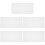 5Pcs Durable White Hospital Bedding Washable Cotton Fitted Sheets 6