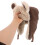 Bonnet Chaud Ajustable Oreille Peluche Marron Style Rétro 7