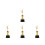 4Pcs Ballet Trophy for Kids Award Durable Decor Set 3