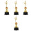 4Pcs Ballet Trophy for Kids Award Durable Decor Set 10