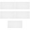 5Pcs Durable White Hospital Bedding Washable Cotton Fitted Sheets 7