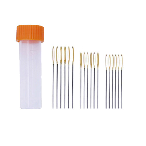 180Pcs Blunt Large Hole Needles Assorted Color Easy Use for Knitting