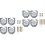 8 Pcs Couch Accessories Outrigger Sofa 4