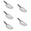 5Pcs Stainless Steel Reptile Sand Substrate Scoops Black Handle 6