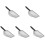 5Pcs Stainless Steel Reptile Sand Substrate Scoops Black Handle 7