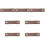 7Pcs Durable Coffee PU Bag Handle Grip Protectors 7