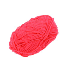 3Pcs Soft Milk Cotton Yarn Red for Knitting Crochet Warm Accessories