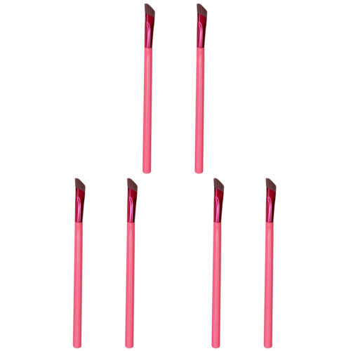 6St Oogbrauw Borstel Set Schuin Watermeloenrood Dames Make-Up Tool 1