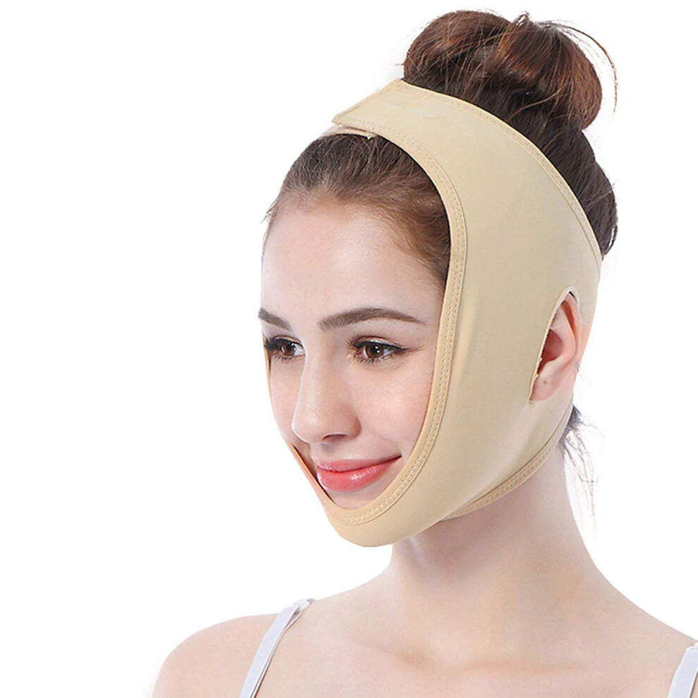 Face Slimming Strap V Line Lifting Mask Chin Slimming AntiWrinkle Breathable Bandage Large