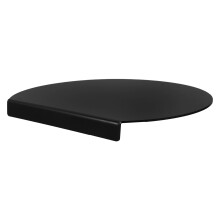 (30cm, 3pcs) Acrylic Round Chopping Board with Counter Lip Boards Non Slip Board