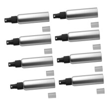 8pcs Aluminum Spray Bottles with Trigger Sprayer Refillable Mist for Hair Cleaning Travel Salon