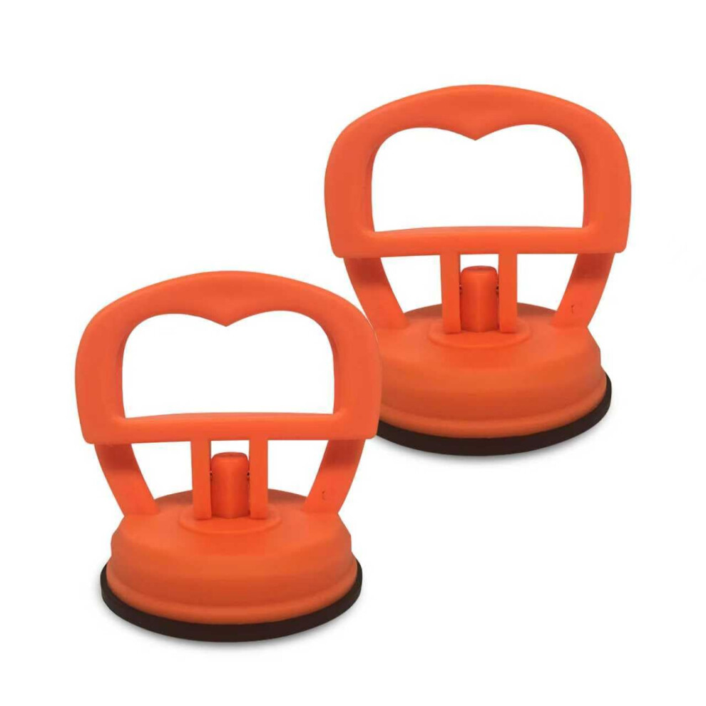 2 Pcs Car Dent Puller With Durable Suction Grip For Auto Body And Multisurface Lifting (Orange) Orange 9113335581760