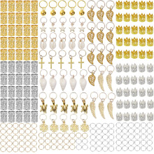 500Stk Haarclips Bunt Dreadlocks Ringe Für Styling Und Haarpflege