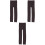3Stk Dicke Winterleggings Elastisch 3
