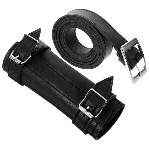 2Sets Robuster Mittelalter Schwerthalter Mit Komfort Gürtel 2