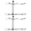 4Pcs Practical Silver Fire Extinguisher Holder Wall Mount Bracket 1