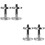 4Pcs Practical Silver Fire Extinguisher Holder Wall Mount Bracket 8