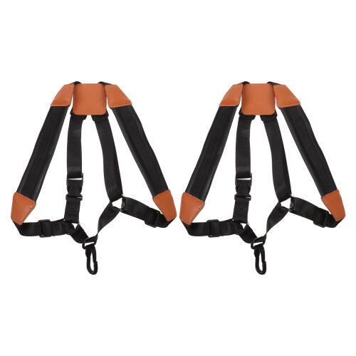 4Stk Schwarz Kinder Saxophon Schulterband Strap Stabil
