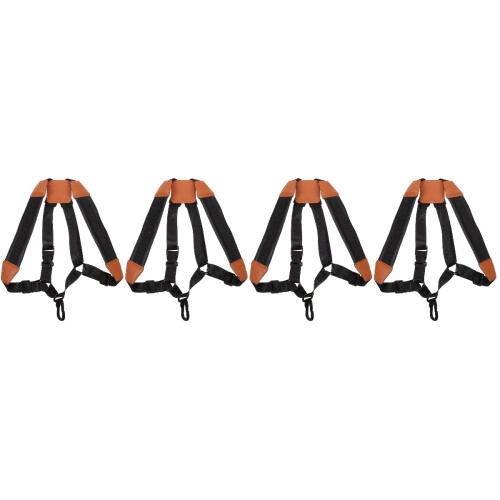 4Stk Schwarz Kinder Saxophon Schulterband Strap Stabil 1