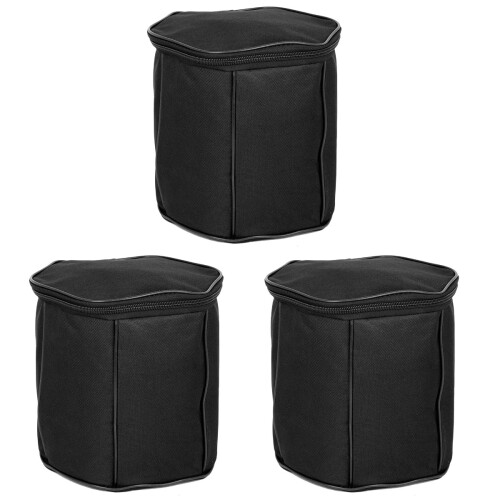 3Stk Klassische Schwarze Für Sichere Lagerung 2