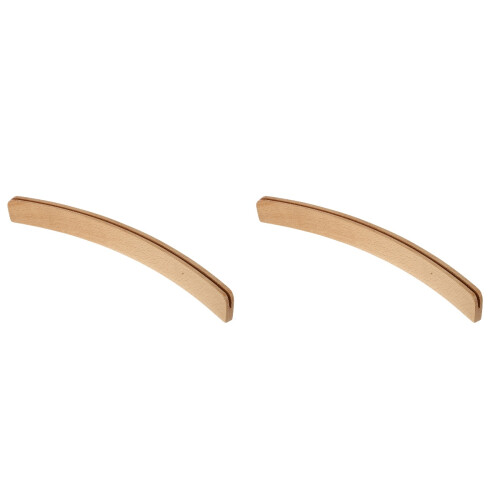 2Stk Holz Kartenhalter Für Spiele Mit Diskretem Stand Hellbraun 1